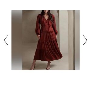 BANANA REPUBLIC TIERED MAXI DRESS - XL